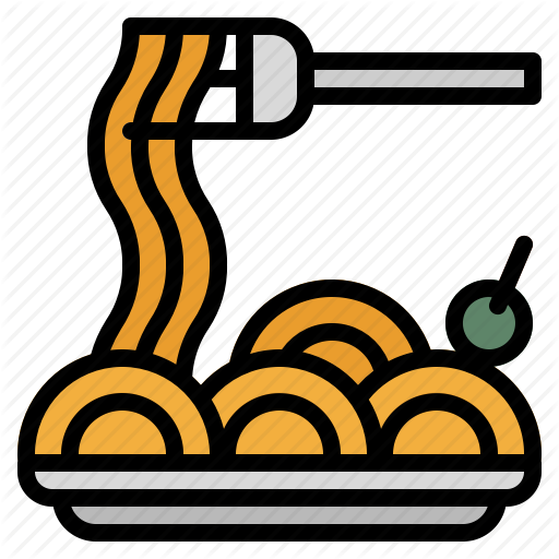Bowl, Dish, Food, Italian, Pasta, Plate, Spaghetti Icon