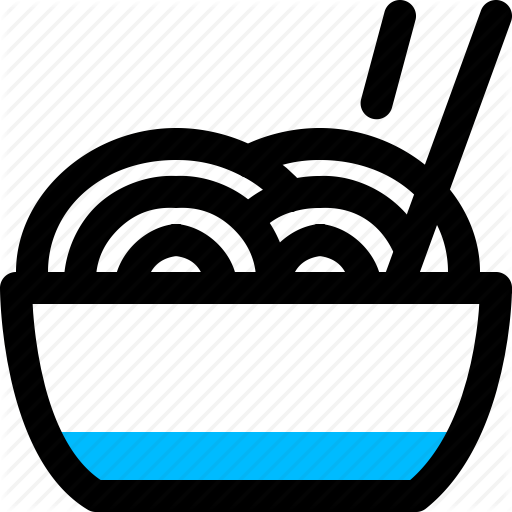 Bowl, Meal, Noodle, Pasta Icon