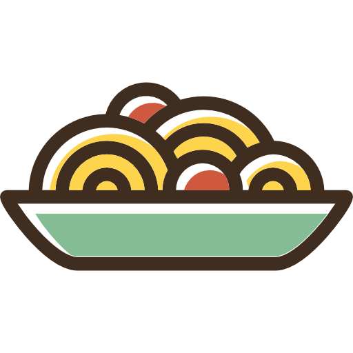 Food, Bowl, Plate, Spaghetti, Dish, Italian Food, Pasta Icon