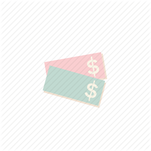 Business, Cash, Dollars, Monney, Pastel Icon