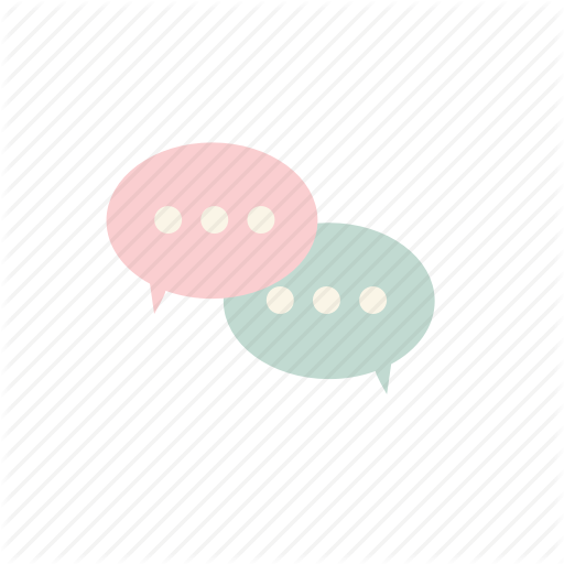 Business, Chat, Pastel Icon