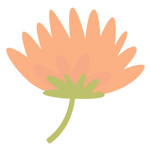 Flat Pastel Flower Doodle