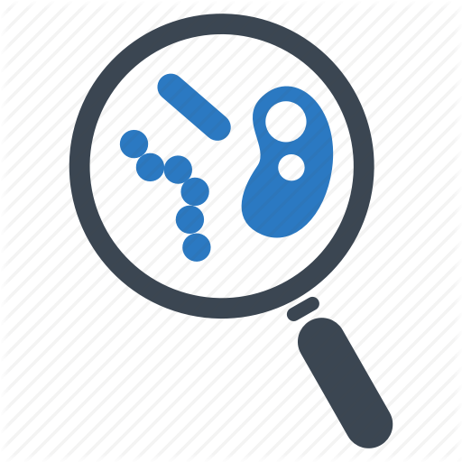 Healthcare, Magnifier, Pathology, Virus Icon