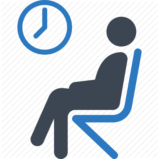 Healthcare, Hospital, Patient, Waiting Room Icon
