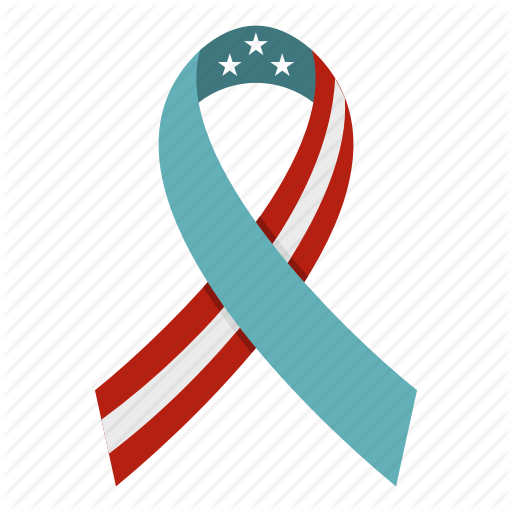 America, American Ribbon, Curved, Flower, Number, Patriotic