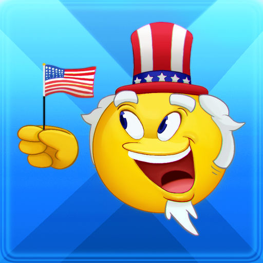 Usa Sam Oji American Emoji Keyboard Icons
