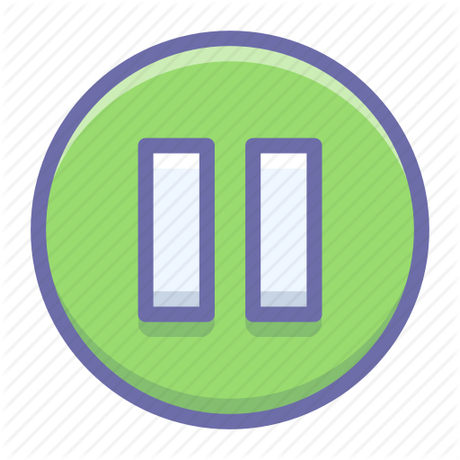 Circle, Pause Icon