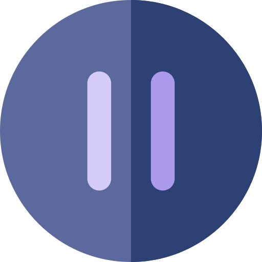 Music Player Pause Button Png Icon