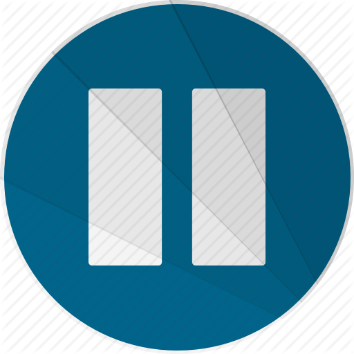 Modern, Modern Social Free, Pause, Stop Icon
