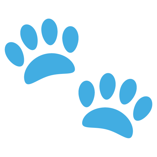 Paw Prints Emoji For Facebook, Email Sms Id