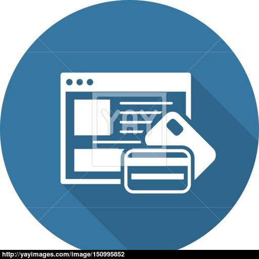 Online Payment Icon Vector