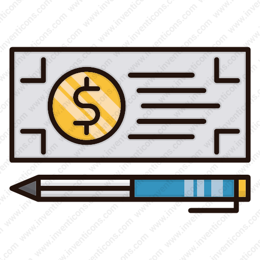 Download Bank,check,payment Icon Inventicons