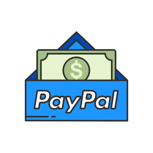 Cash, Dollar Bill, Online Payment, Paypal Icon