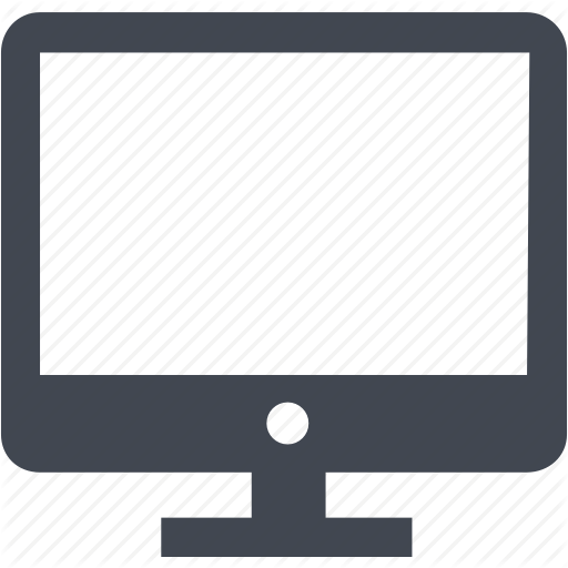 Lcd, Led, Monitor, Pc Icon