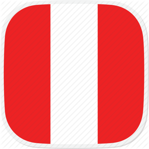 Flag, Pe, Peru Icon