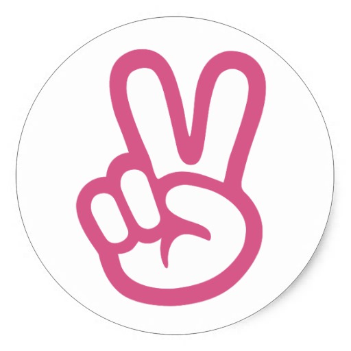 Hand Peace Sign Logos