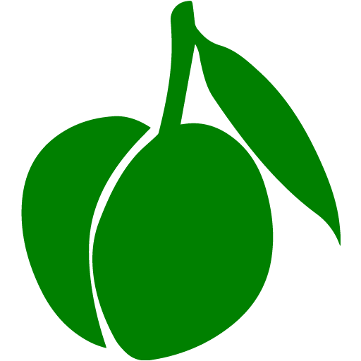 Green Peach Icon