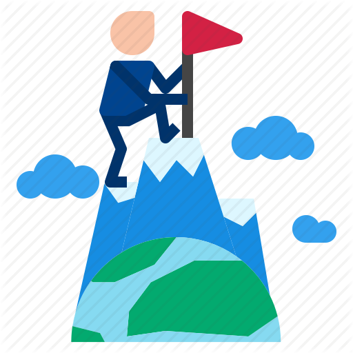 Flag, Mountain, Peak Icon