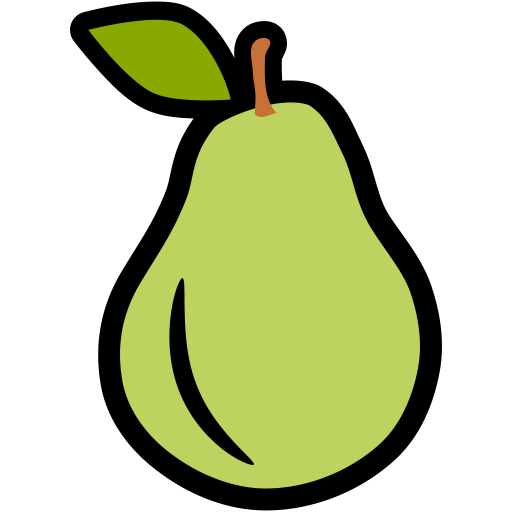 Pear Icon Fresh Fruit Iconset Alex T