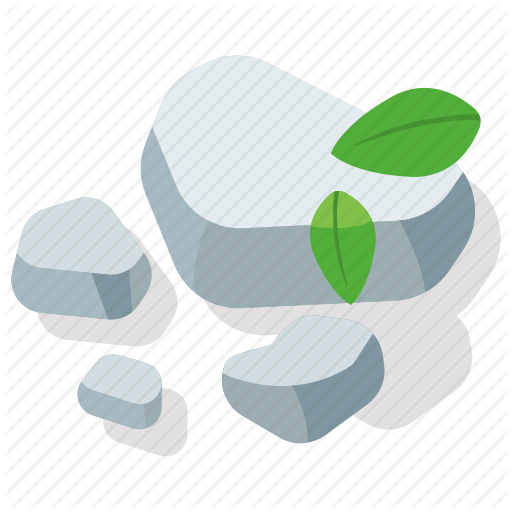 Nature, Pebble, Pebbles, Primitive, Rock, Stone, Wild Icon