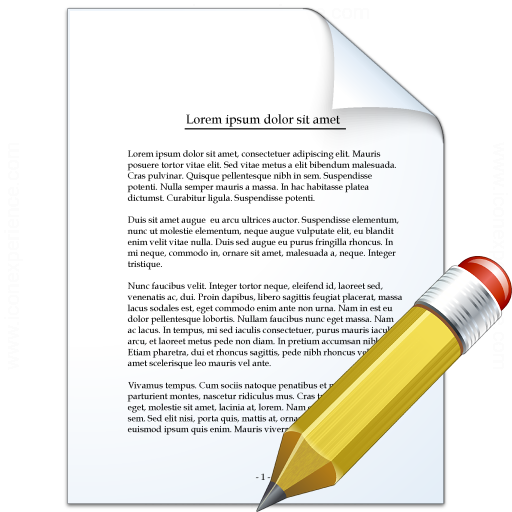 Iconexperience V Collection Document Edit Icon