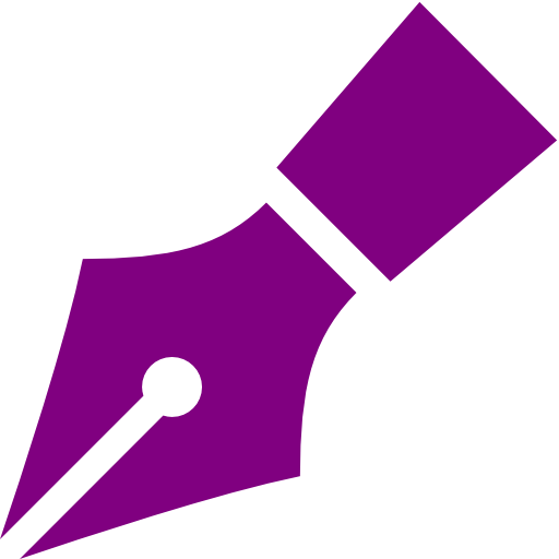 Purple Pen Clipart Collection