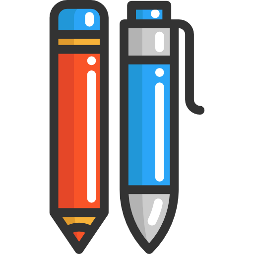 Office Material, Edit Tools, Pencil Icon