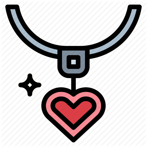Jewel, Love, Necklace, Pendant Icon