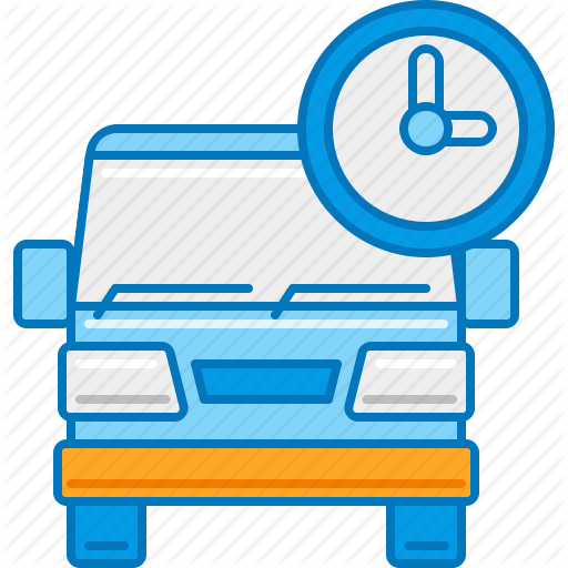 Courier, Delivery, Pending, Schedule, Time, Truck, Van Icon