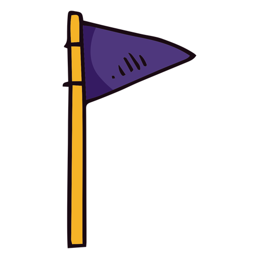 Pennant Flag Post Basketball Icon