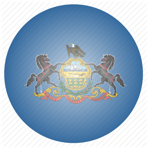 Flag, Pennsylvania, State, Us Icon