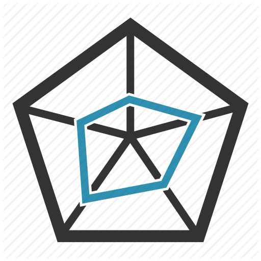 Analytics, Chart, Pentagon, Report, Statistics Icon