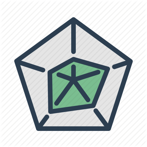 Analytics, Diagram, Pentagon, Statistics Icon