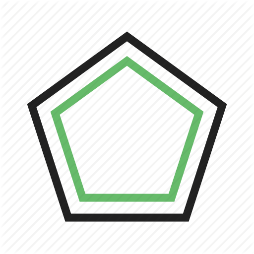 Creative, Element, Geometric, Paper, Pattern, Pentagon, Style Icon