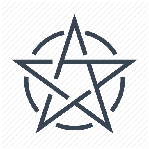 Evil, Pentagram, Satanism, Sign, Symbol Icon
