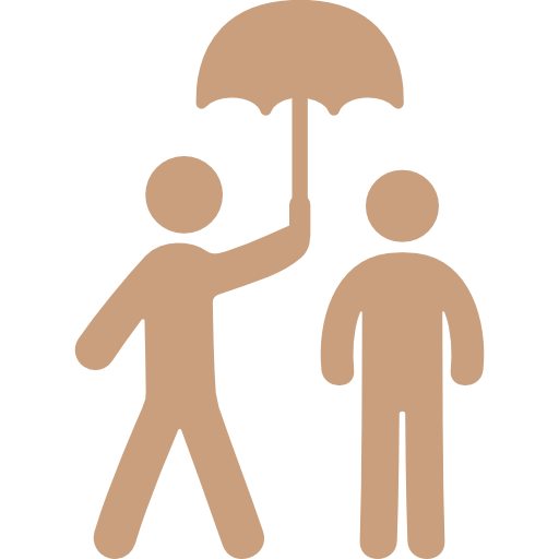 Two People Under An Umbrella Flaticon Breathe