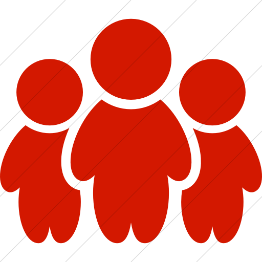 Simple Red Raphael People Icon