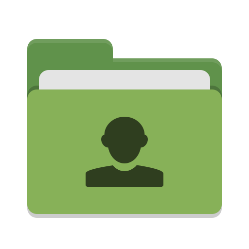 Folder Green Image People Icon Papirus Places Iconset Papirus