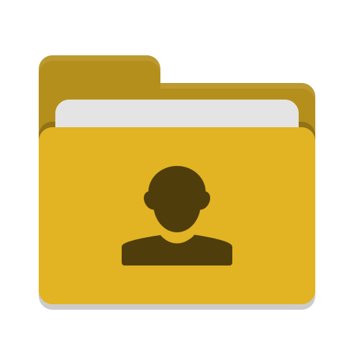 Folder Yellow Image People Icon Papirus Places Iconset Papirus