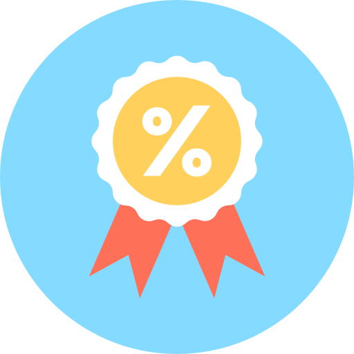 Percentage Icon Shopping Vectors Market