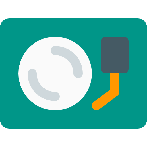 Turntable Icon Music Pixel Perfect