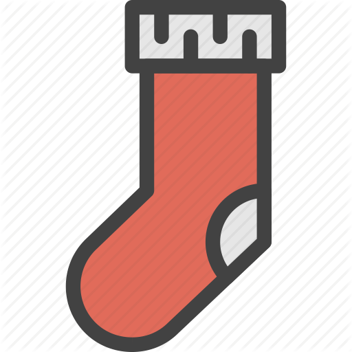 Christmas, Decoration, Gift, Santa, Socks, Surprise, Xmas Icon