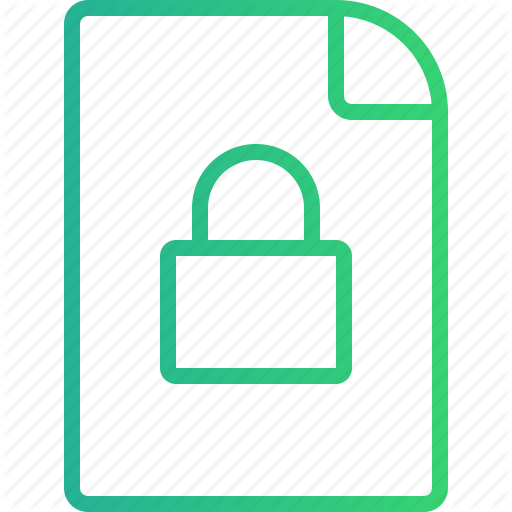 Data, File, Locked, Locked File, Permission, Protection, Security Icon