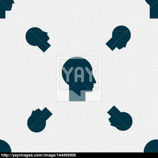 User Sign Icon Person Symbol Set Colourful Buttons Seamless