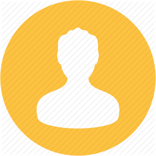 Person Icon Yellow Free Icons