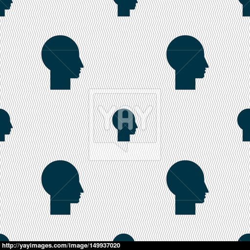 User Sign Icon Person Symbol Set Colourful Buttons Seamless