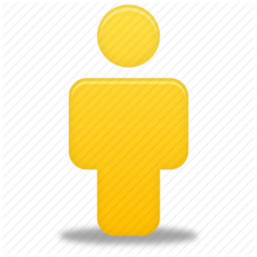 Person Icon Yellow Free Icons