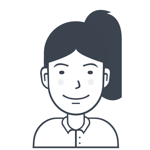 Woman, Girl With Ponytail, Person, User Icon Free Of User