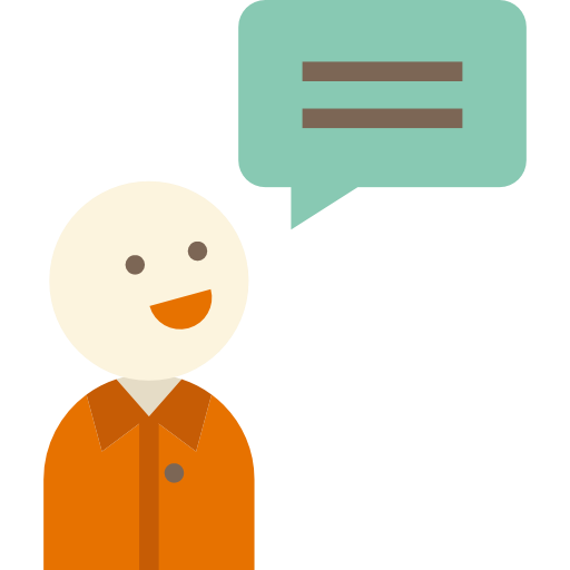 Man, Chatting, Speech Bubble, Talking, People, Speaking Icon