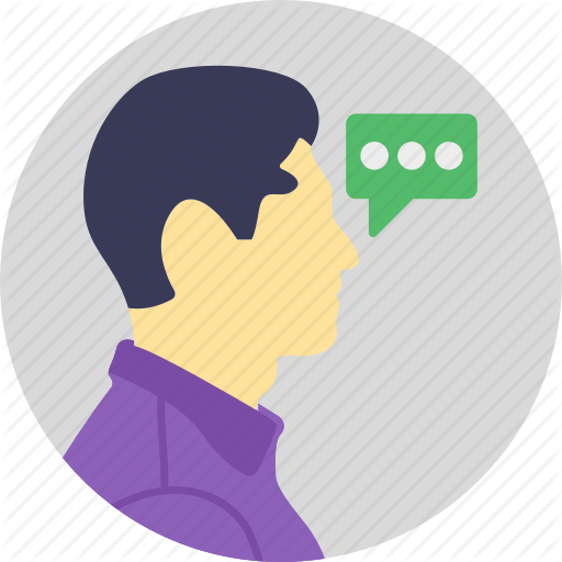 Discussion, Male Consultant, Speech, Talk, Talking Person Icon
